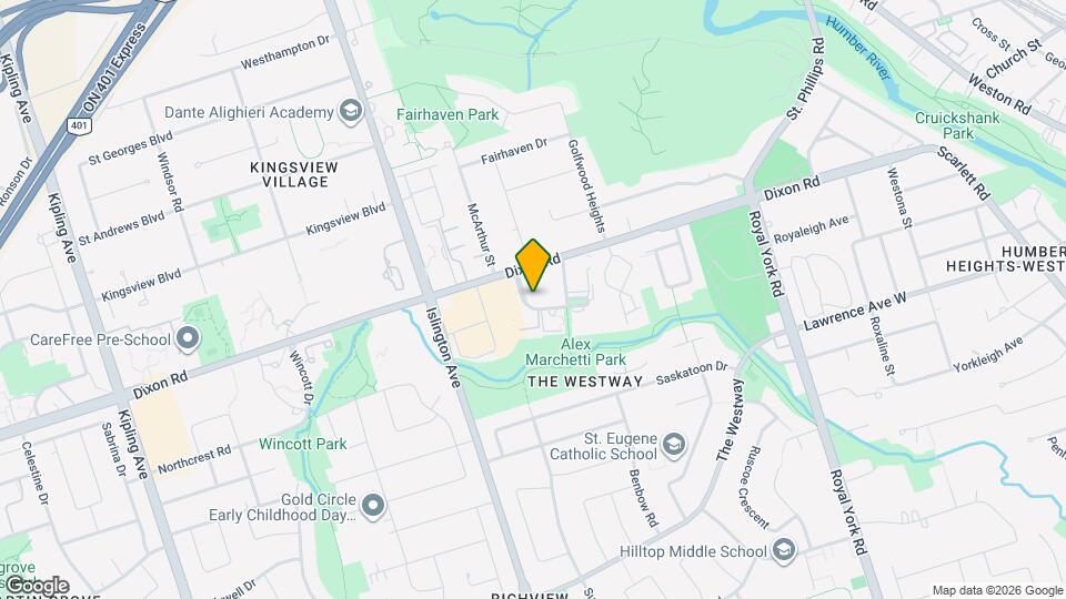 17 Dixington Crescent Map and Location Details