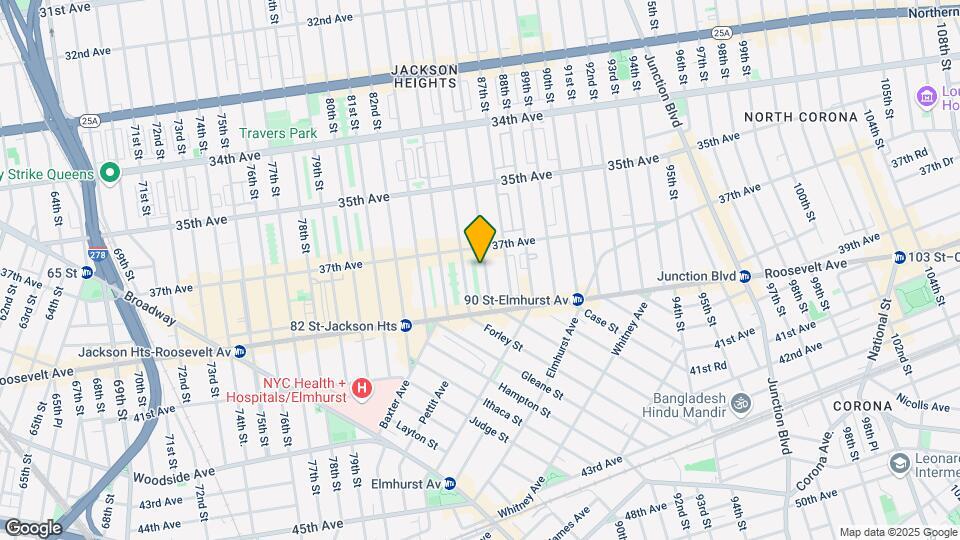 3722 86th St Map and Location Details