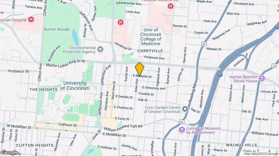 205 E Rochelle St Mapa y Detalles de la Ubicación