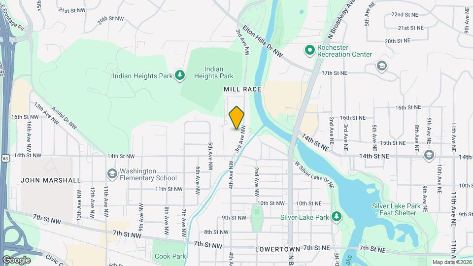 1405 3rd Ave NW Map and Location Details