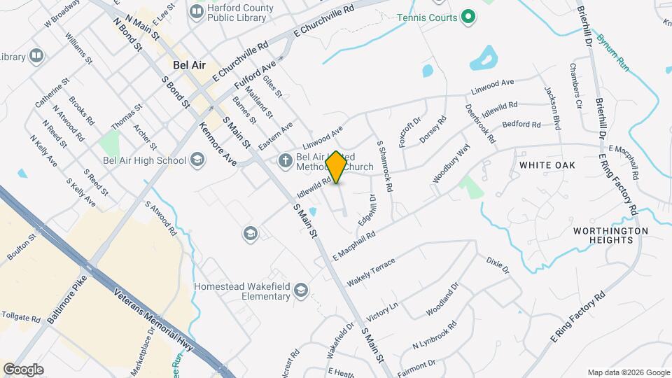 203 Idlewild Rd, Unit 2A Map and Location Details