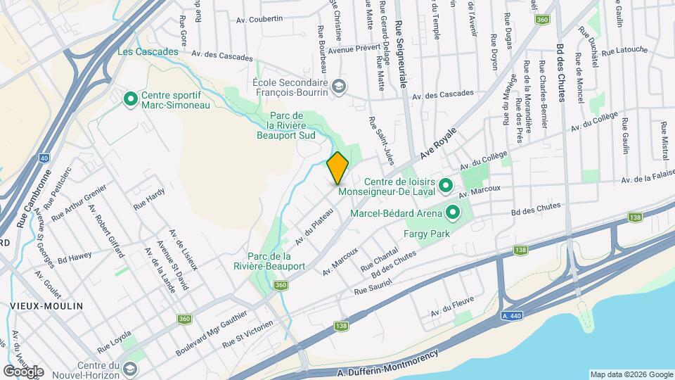 44 Juchereau Av Map and Location Details