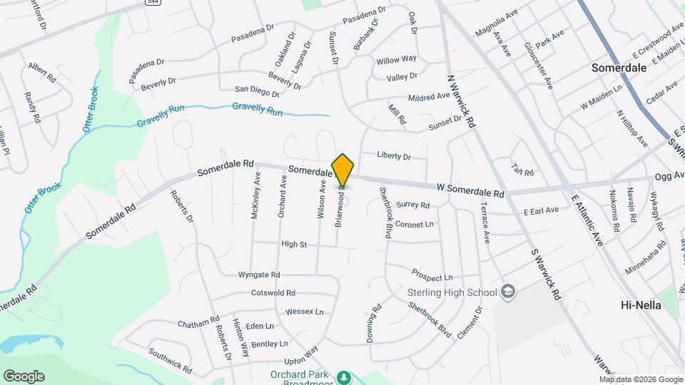 1726 Briarwood Dr Map and Location Details