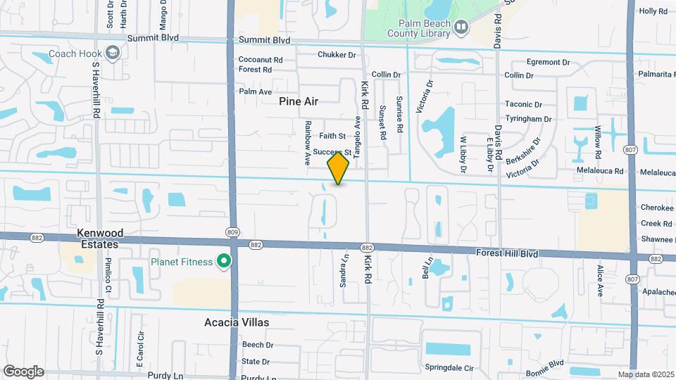 1614 Forest Lakes Cir Map and Location Details
