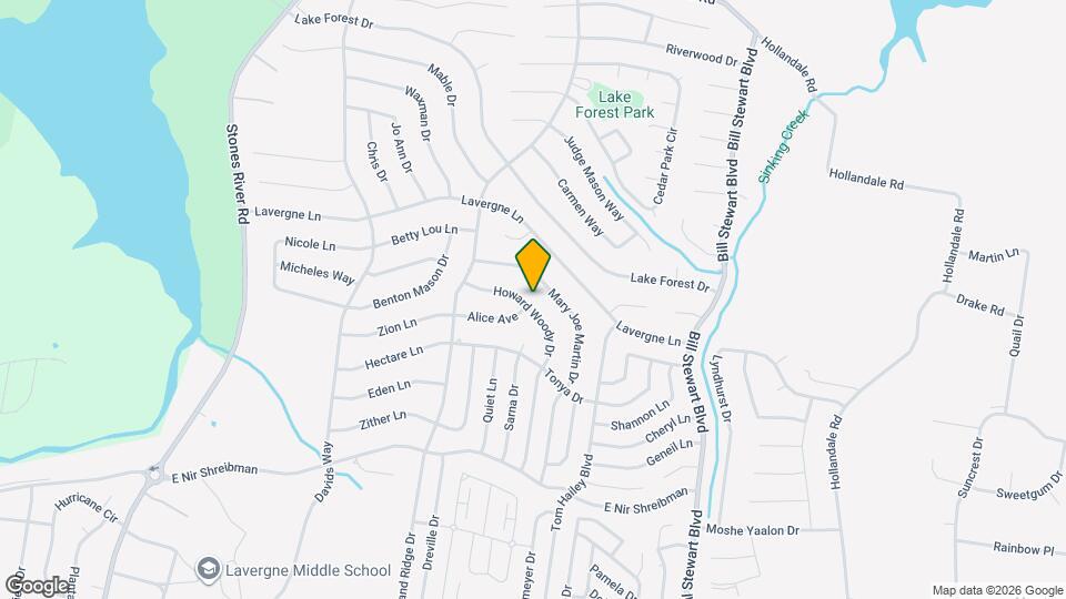 119 Howard Woody Dr Mapa y Detalles de la Ubicación