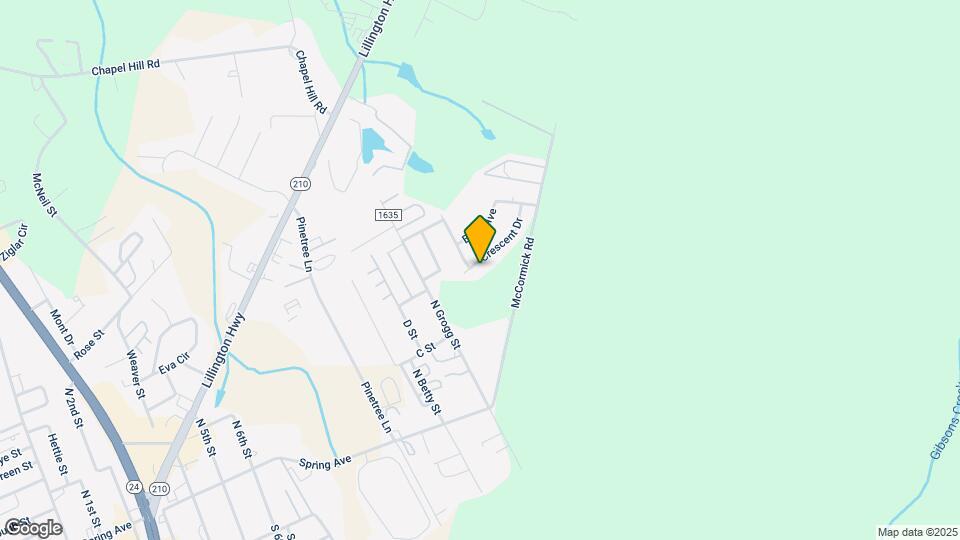 1602 Crescent Dr Map and Location Details