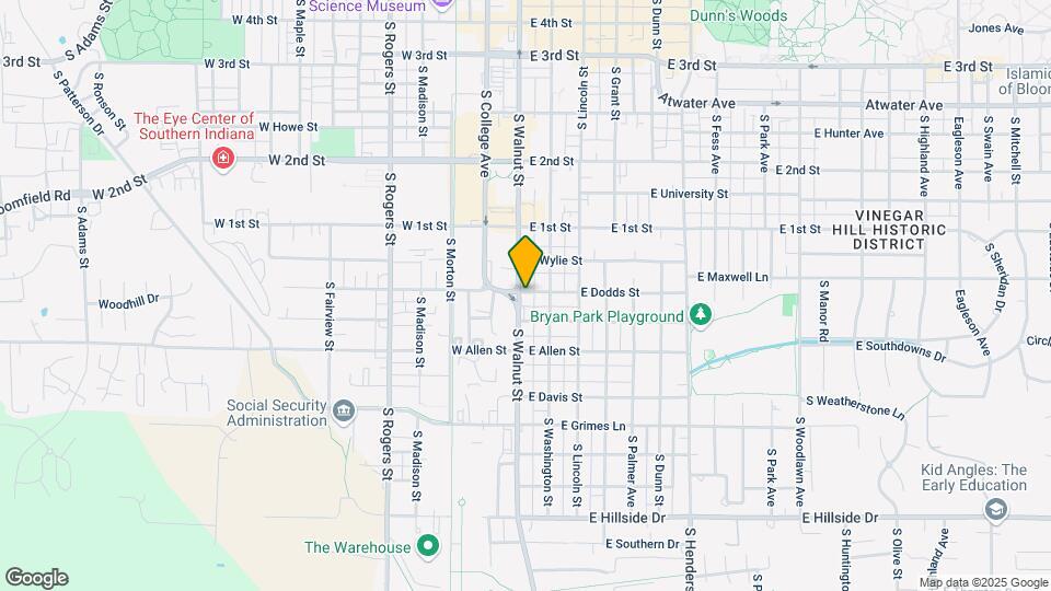 801 S Walnut St Map and Location Details