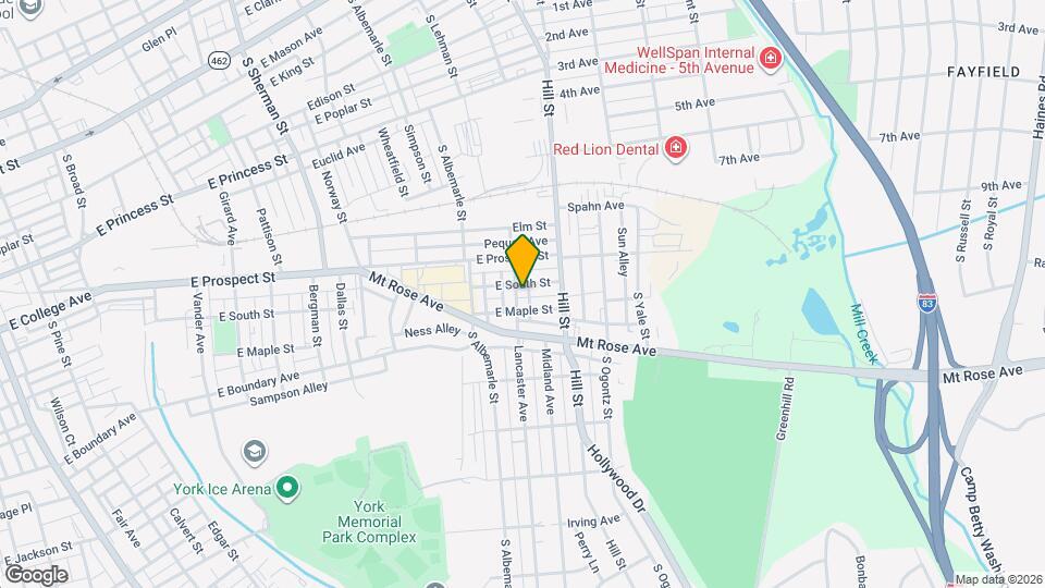 549 Lancaster Ave Map and Location Details