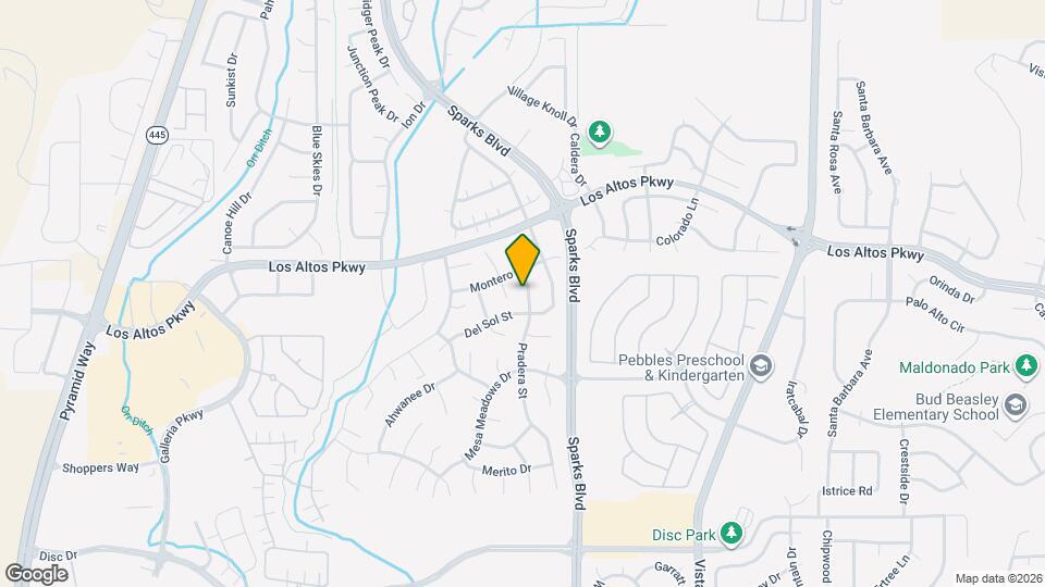 5045 Pradera St Map and Location Details