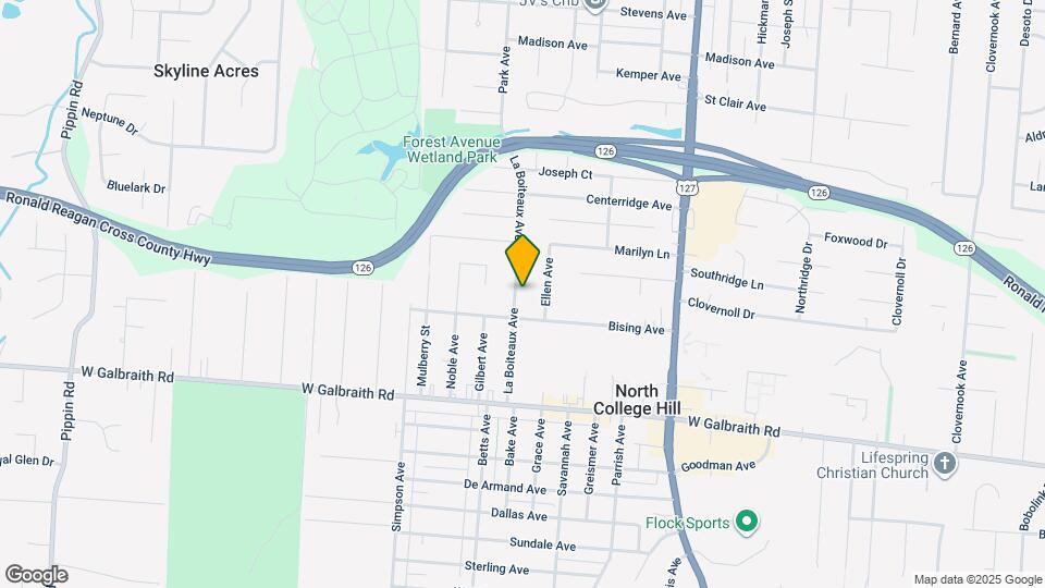 7020 La Boiteaux Ave Map and Location Details