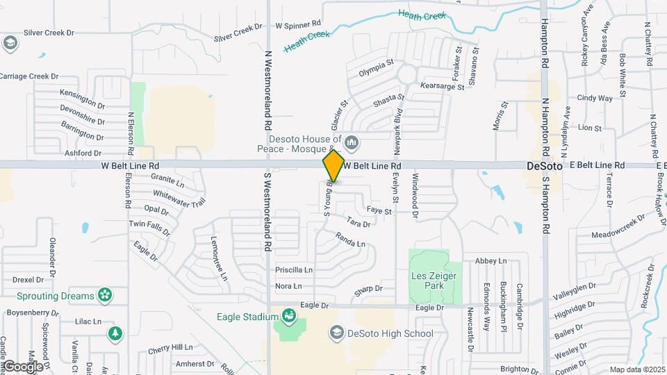 617 Faye St Map and Location Details