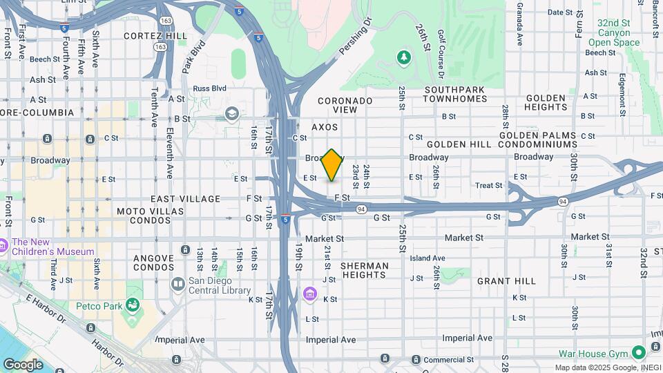 845 21st St Map and Location Details