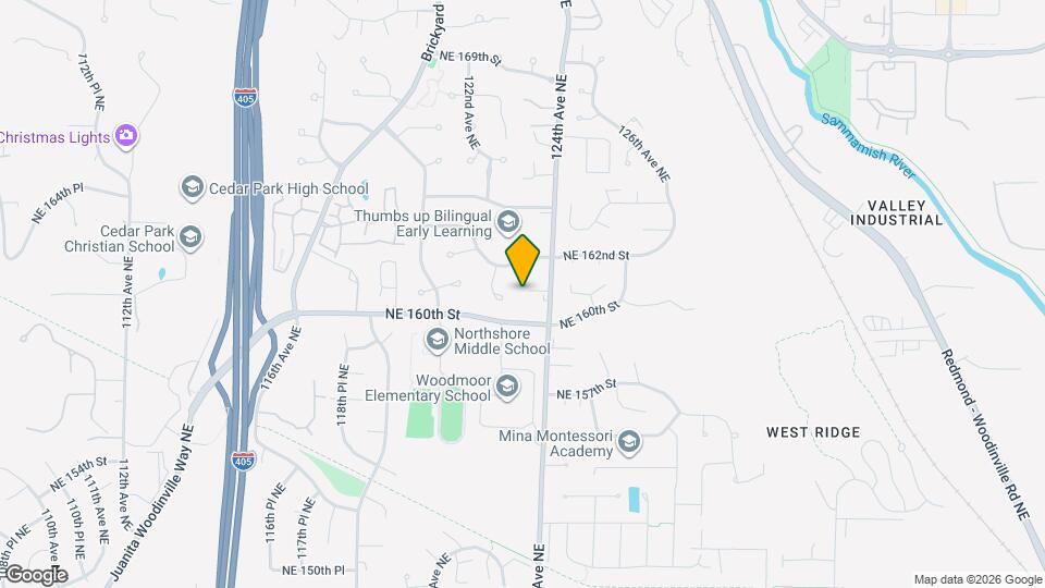 16017 124th Ave NE Map and Location Details