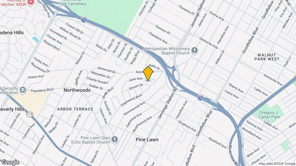 4533 Stivers St Map and Location Details