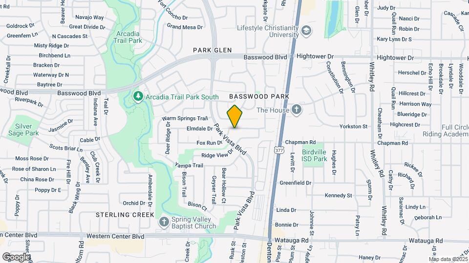 5528 Spring Ridge Dr Map and Location Details