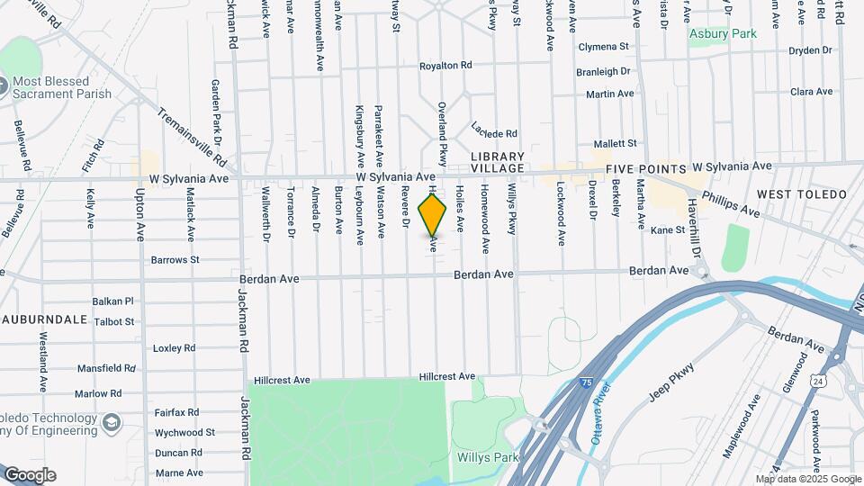 3839 Hazelhurst Ave Mapa y Detalles de la Ubicación