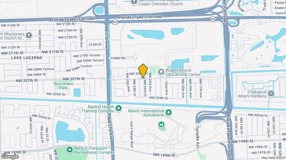 20622 NW 23rd Ct Map and Location Details