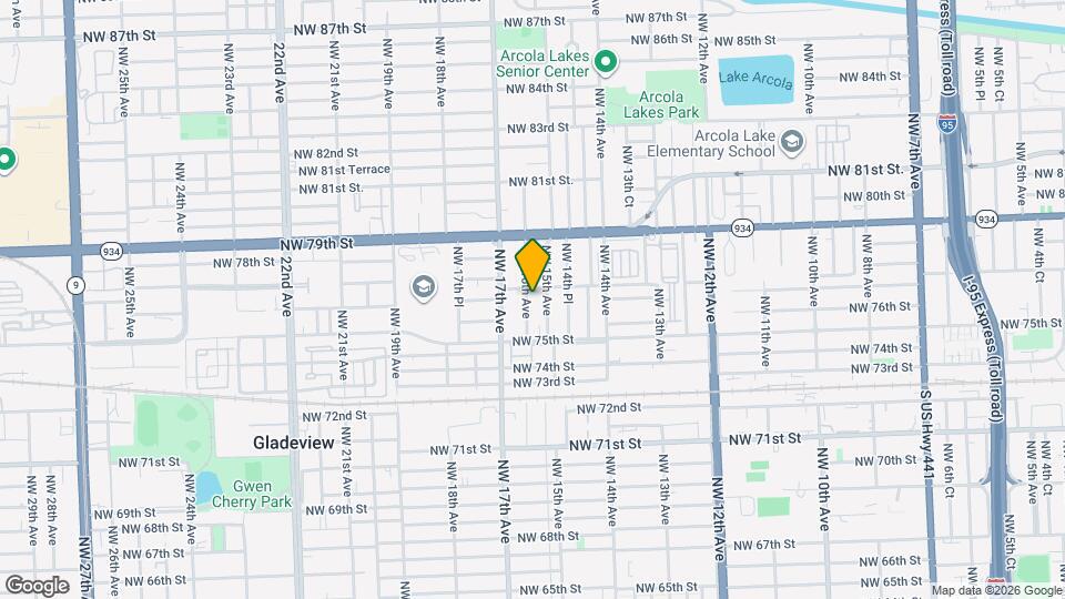 7675 NW 16th Ave Map and Location Details