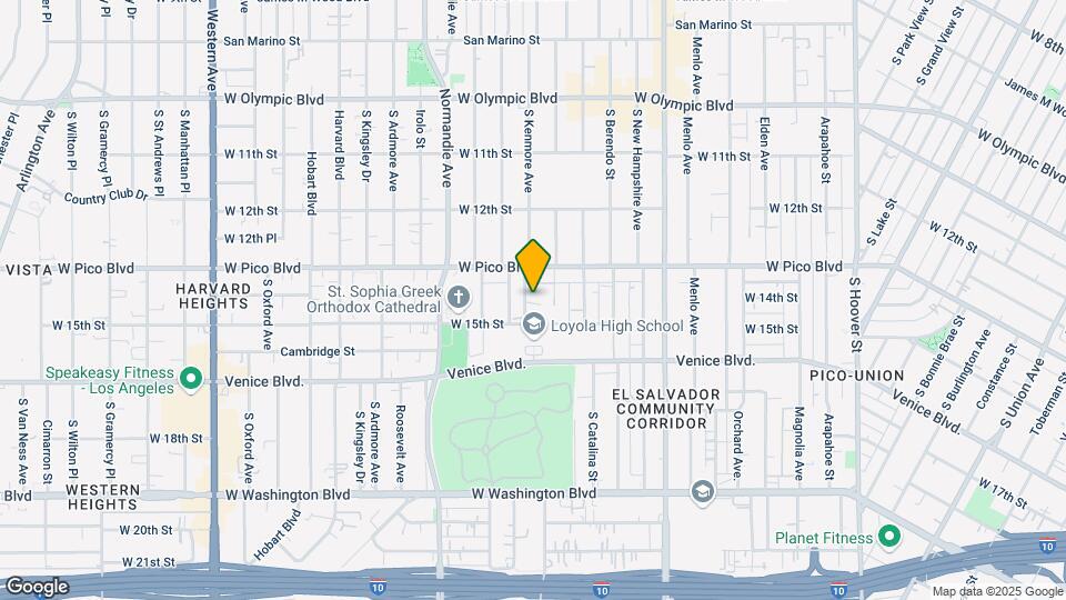 1400 S Kenmore Ave Map and Location Details