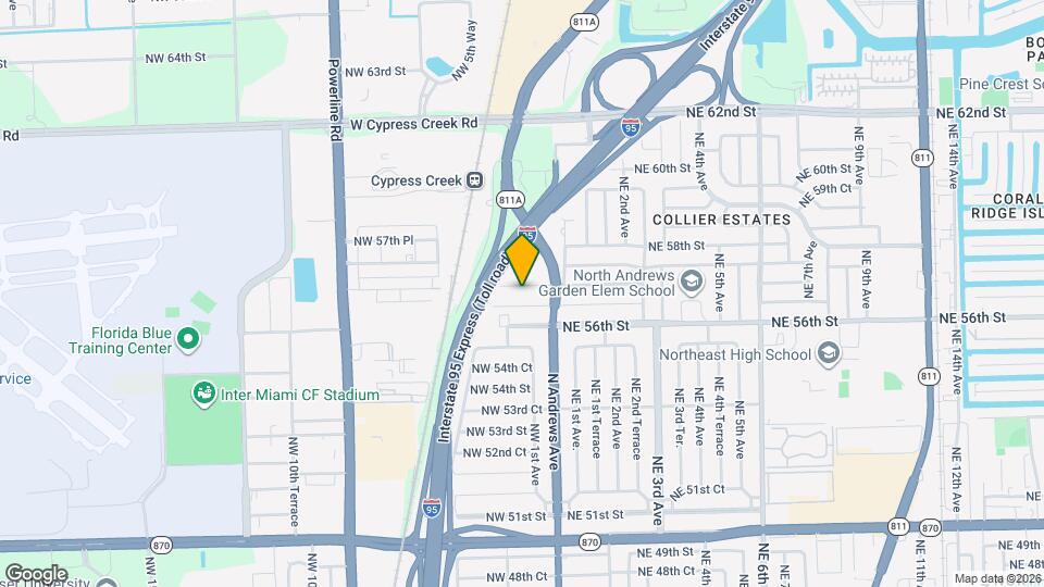 210 NW 57th St Map and Location Details