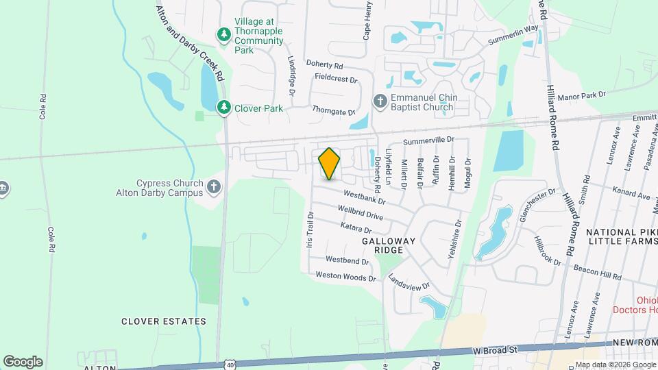 5924 Westbank Dr Map and Location Details