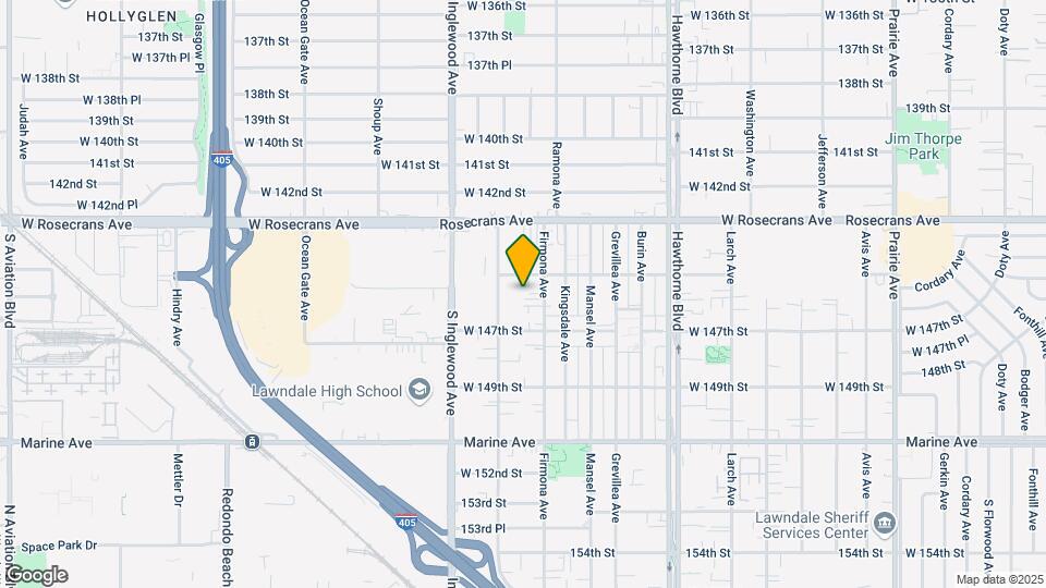 14521 Firmona Ave Map and Location Details