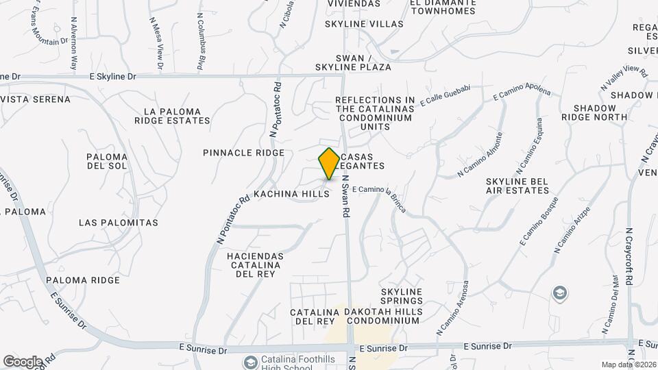 4655 E Hupa Way Map and Location Details