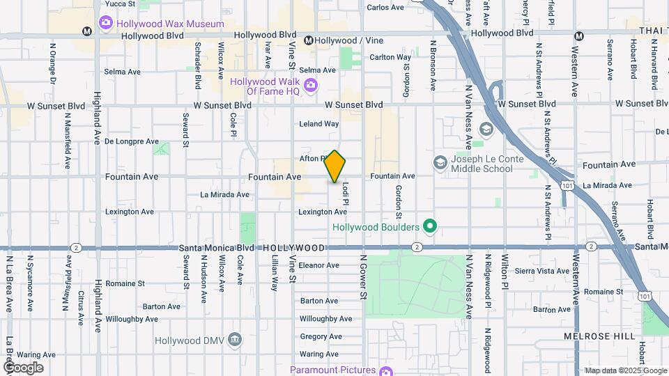 1236 El Centro Ave Map and Location Details