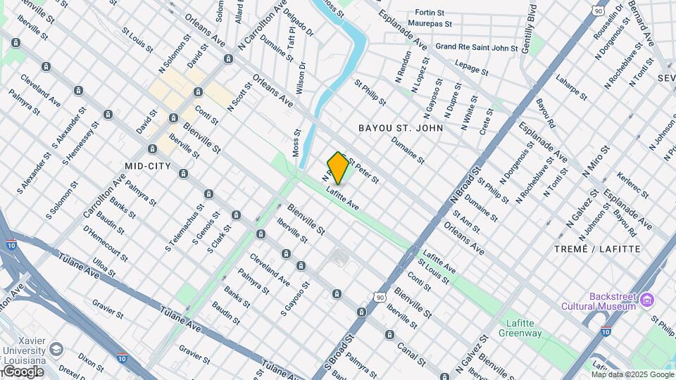 3201 Lafitte Ave Map and Location Details