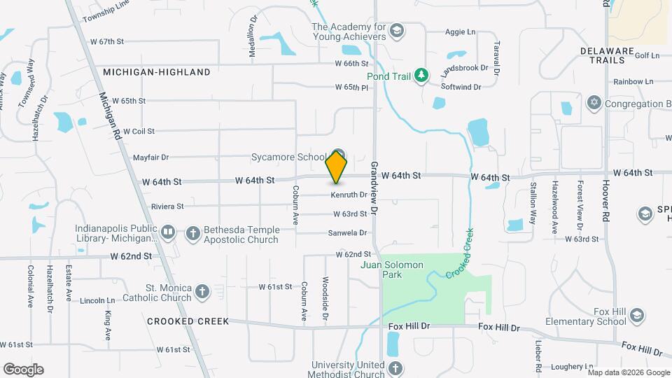 1706 Kenruth Dr Map and Location Details