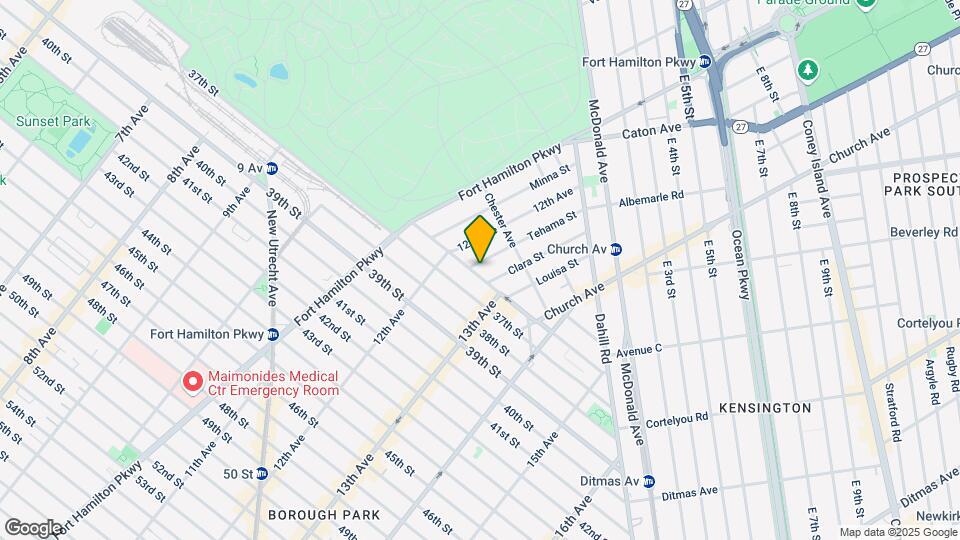 1239 36th St Mapa y Detalles de la Ubicación