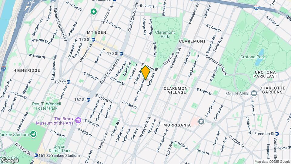 1326 Findlay Ave Mapa y Detalles de la Ubicación