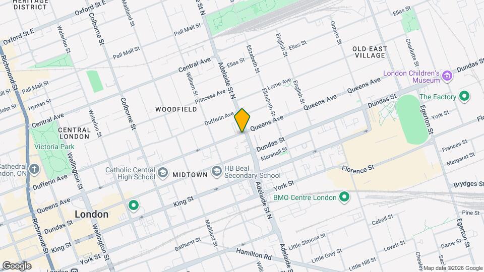 603 Queens Ave Map and Location Details