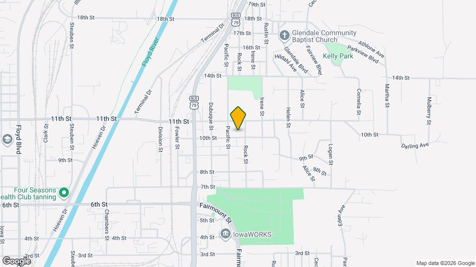 2619 10th St Map and Location Details