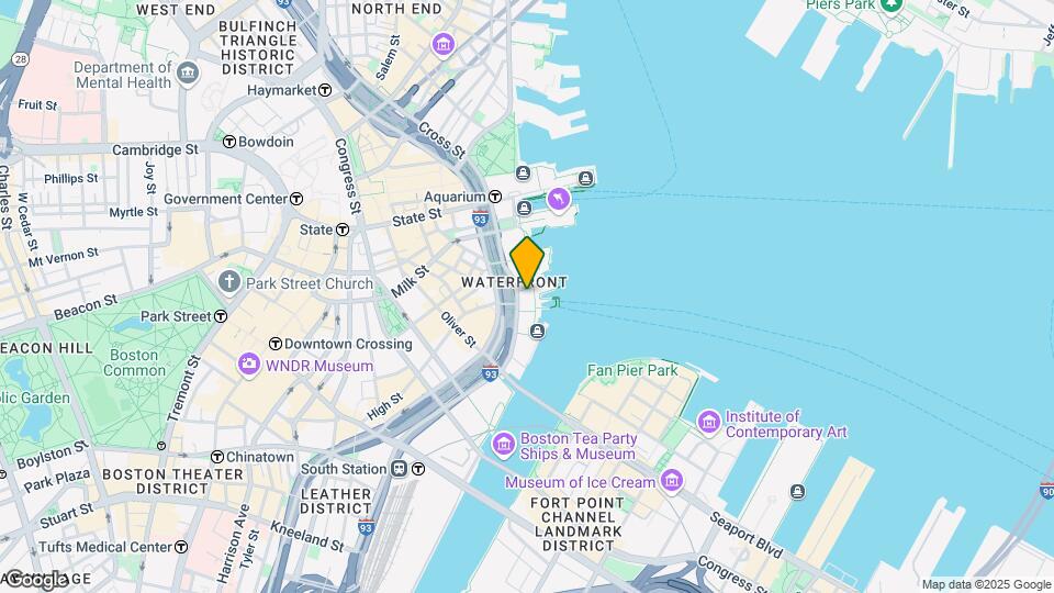 Rowes Wharf Condominiums Map and Location Details