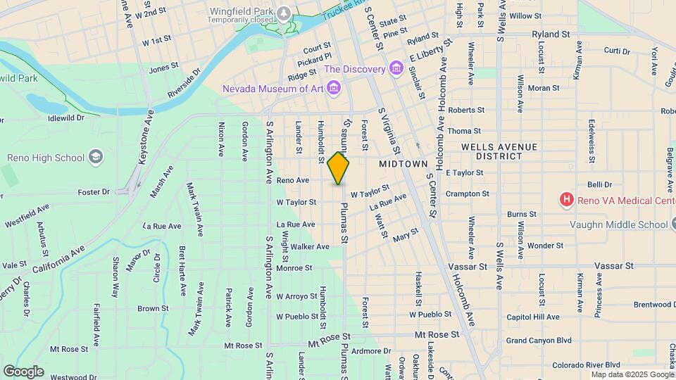 817 Plumas St Map and Location Details