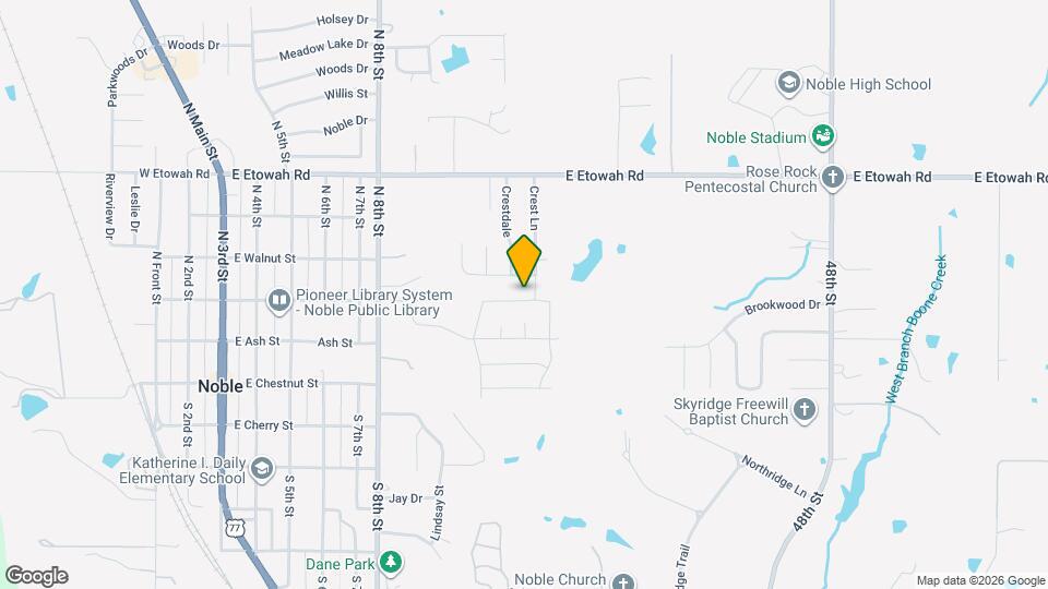 1117 Magnolia Dr Map and Location Details