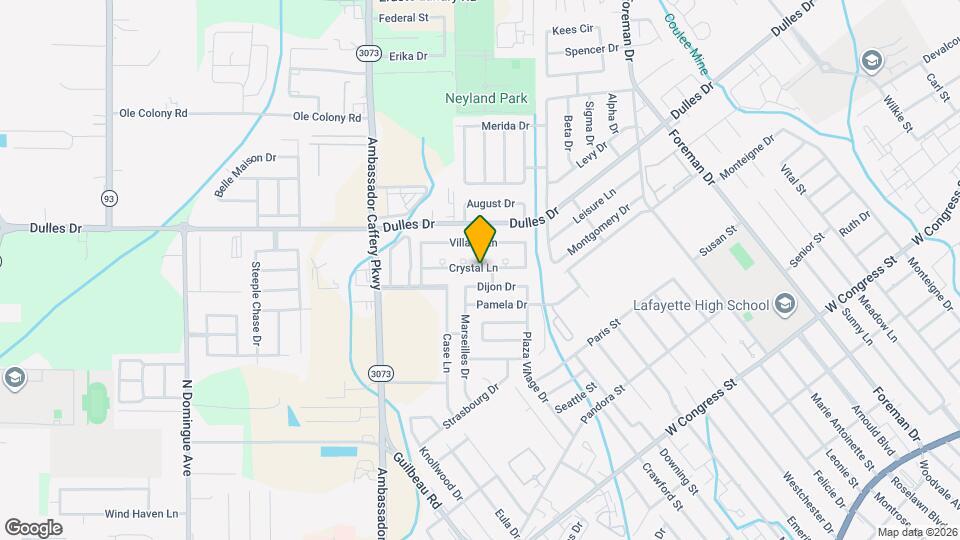 203 Crystal Ln Map and Location Details