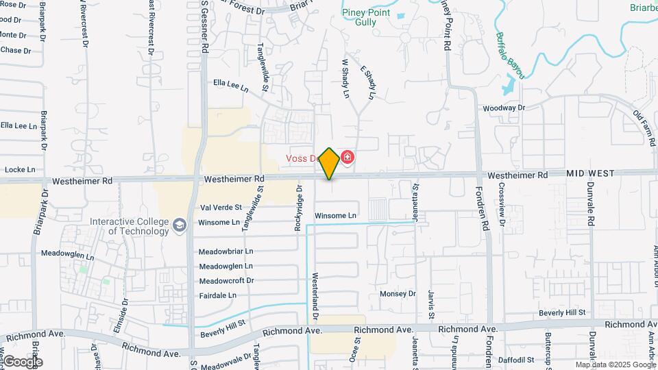 Diamond Hill at Westheimer Mapa y Detalles de la Ubicación