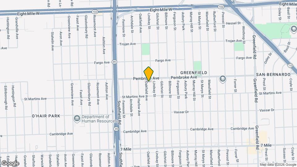 19786 Oakfield Ave Map and Location Details