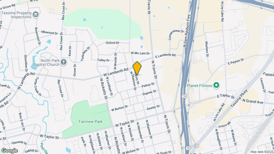2419 N Hickory St Map and Location Details