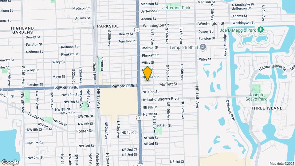 1723-1743 Moffett St Mapa y Detalles de la Ubicación