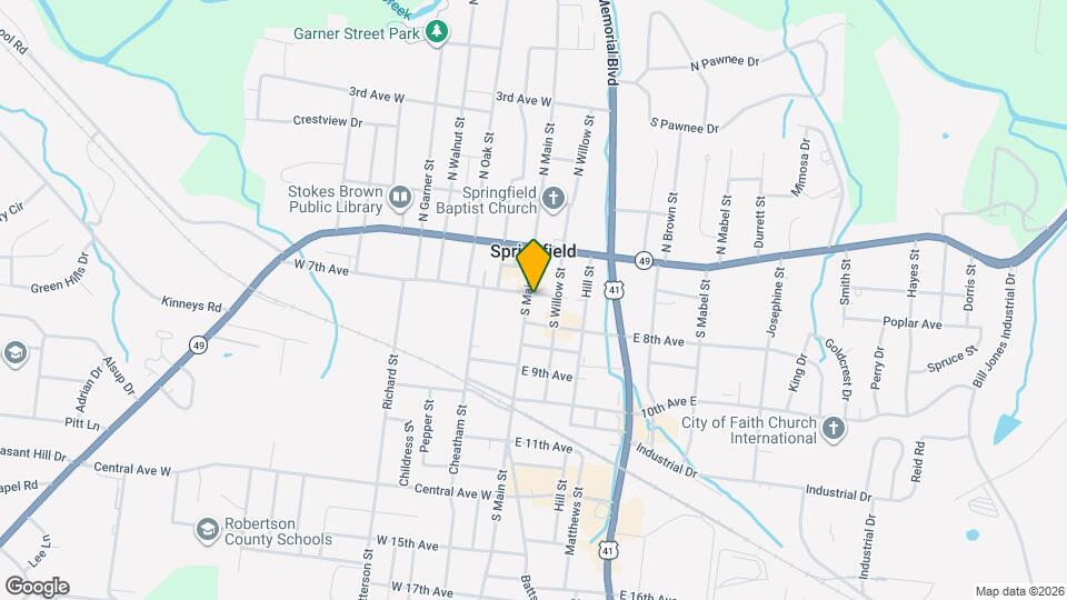 710 S Main St Map and Location Details