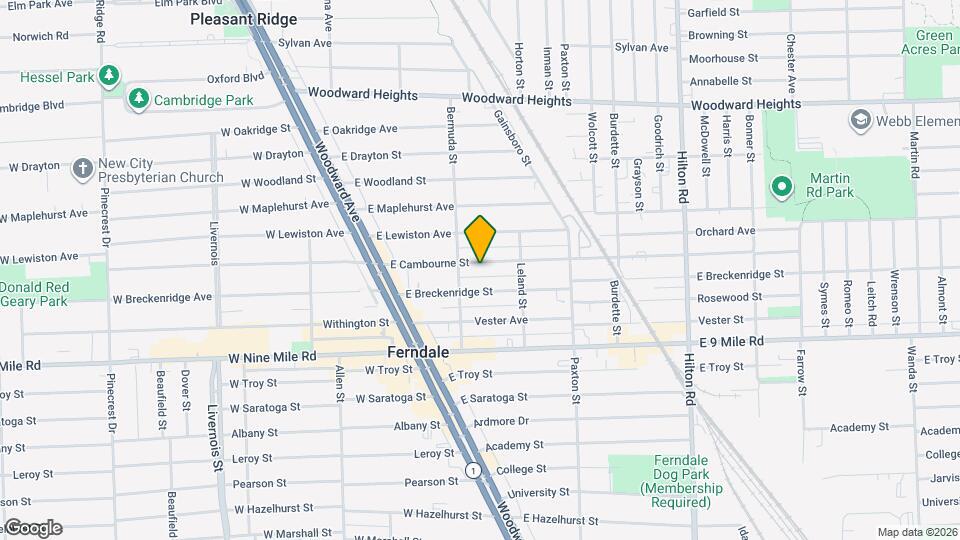 340 E Cambourne St Map and Location Details