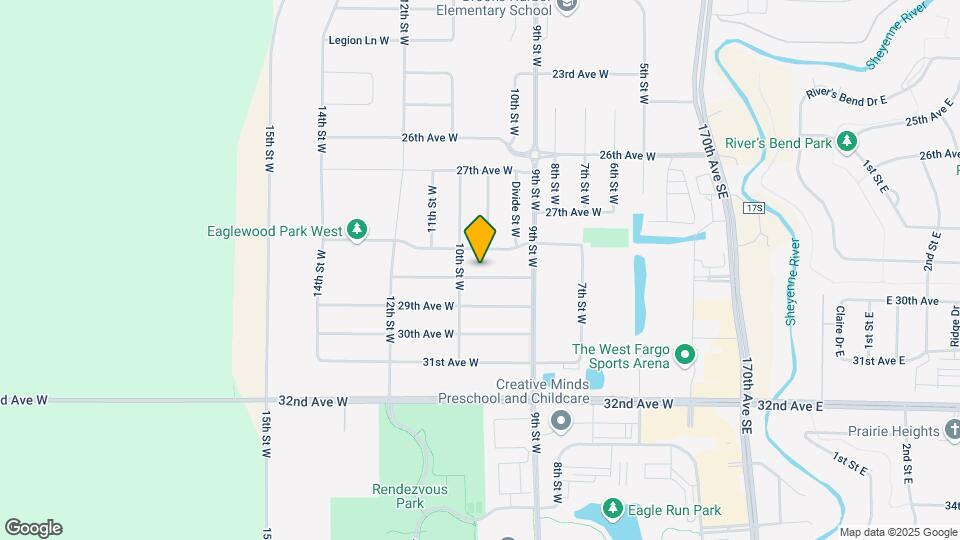 952 Eaglewood Ave Map and Location Details