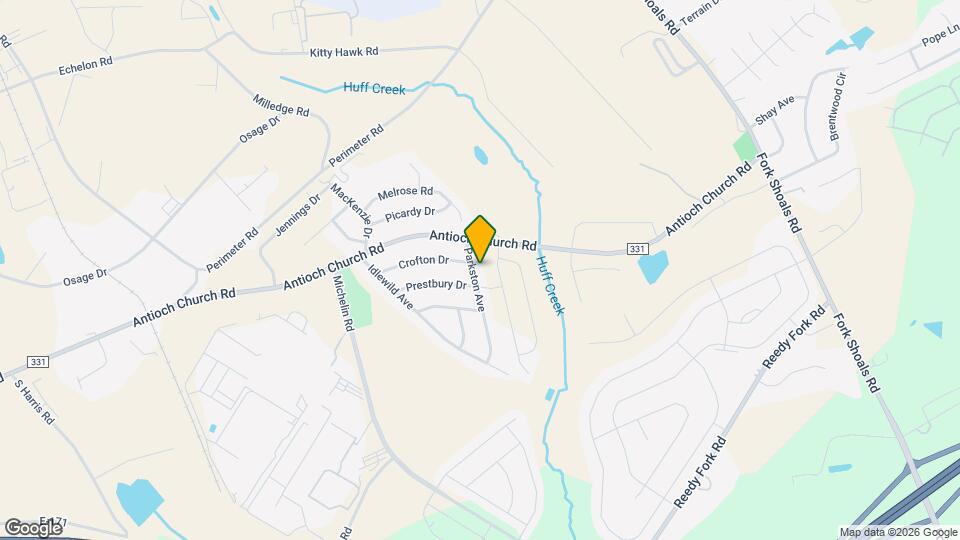 103 Parkston Ave Map and Location Details