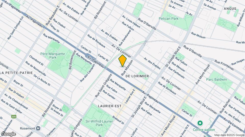 5415-5423 Cartier St Map and Location Details
