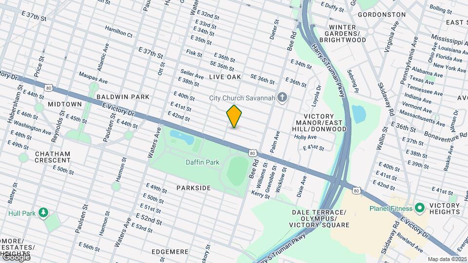 1418 E 42nd St Map and Location Details