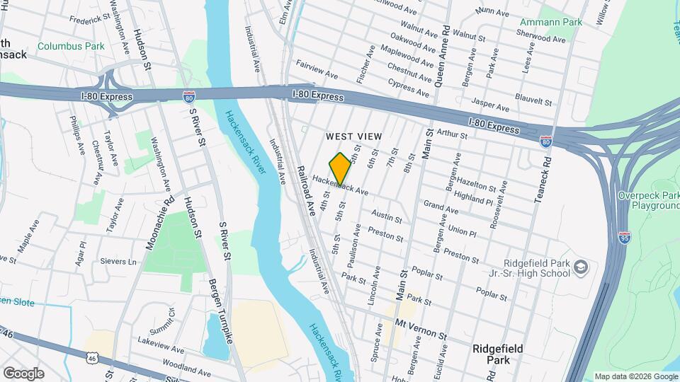 47 Hackensack Ave Map and Location Details