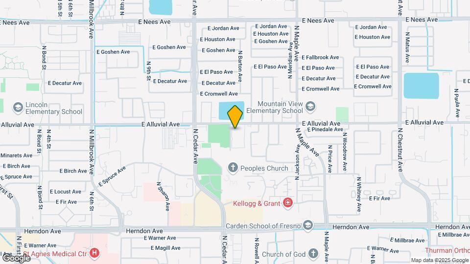Fresno Senior Living Map and Location Details